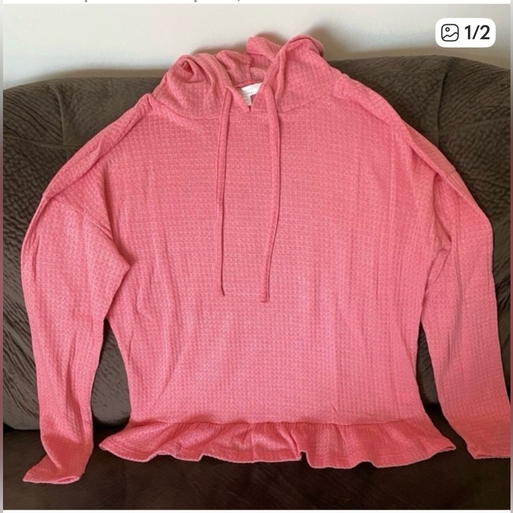 LC Lauren Conrad Pink Long Sleeve Top